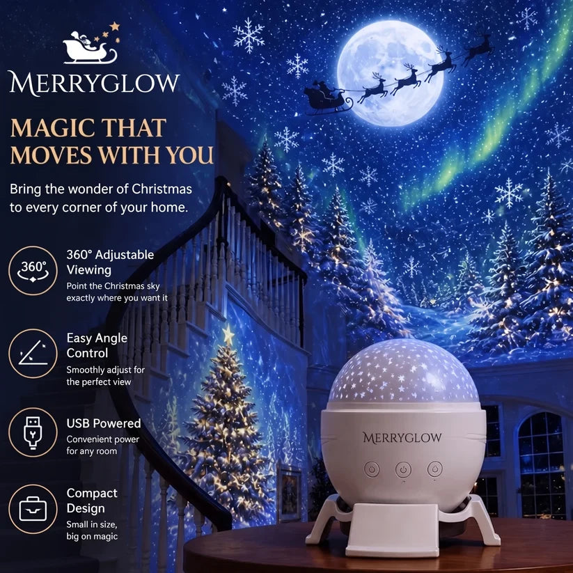 MerryGlow™️ Christmas Sky Projector